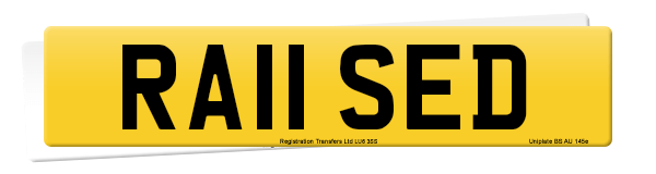 Registration number RA11 SED